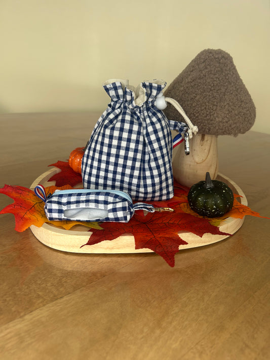 Ensemble Vichy bleu 💙🤍