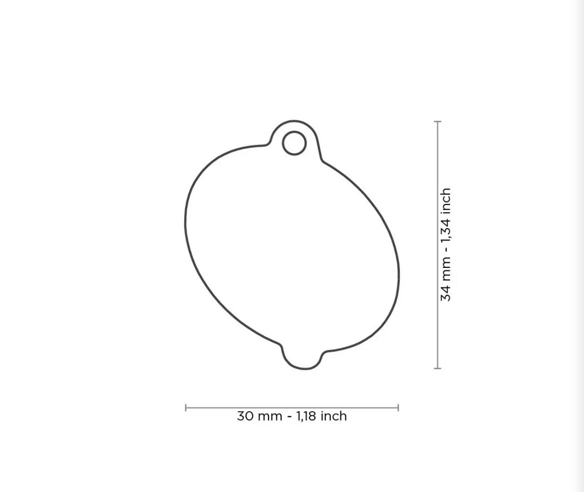 Médaille Donut’s avec gravure