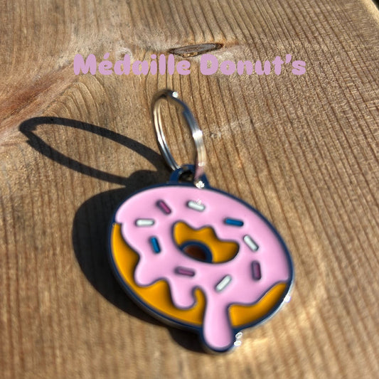 Médaille Donut’s avec gravure