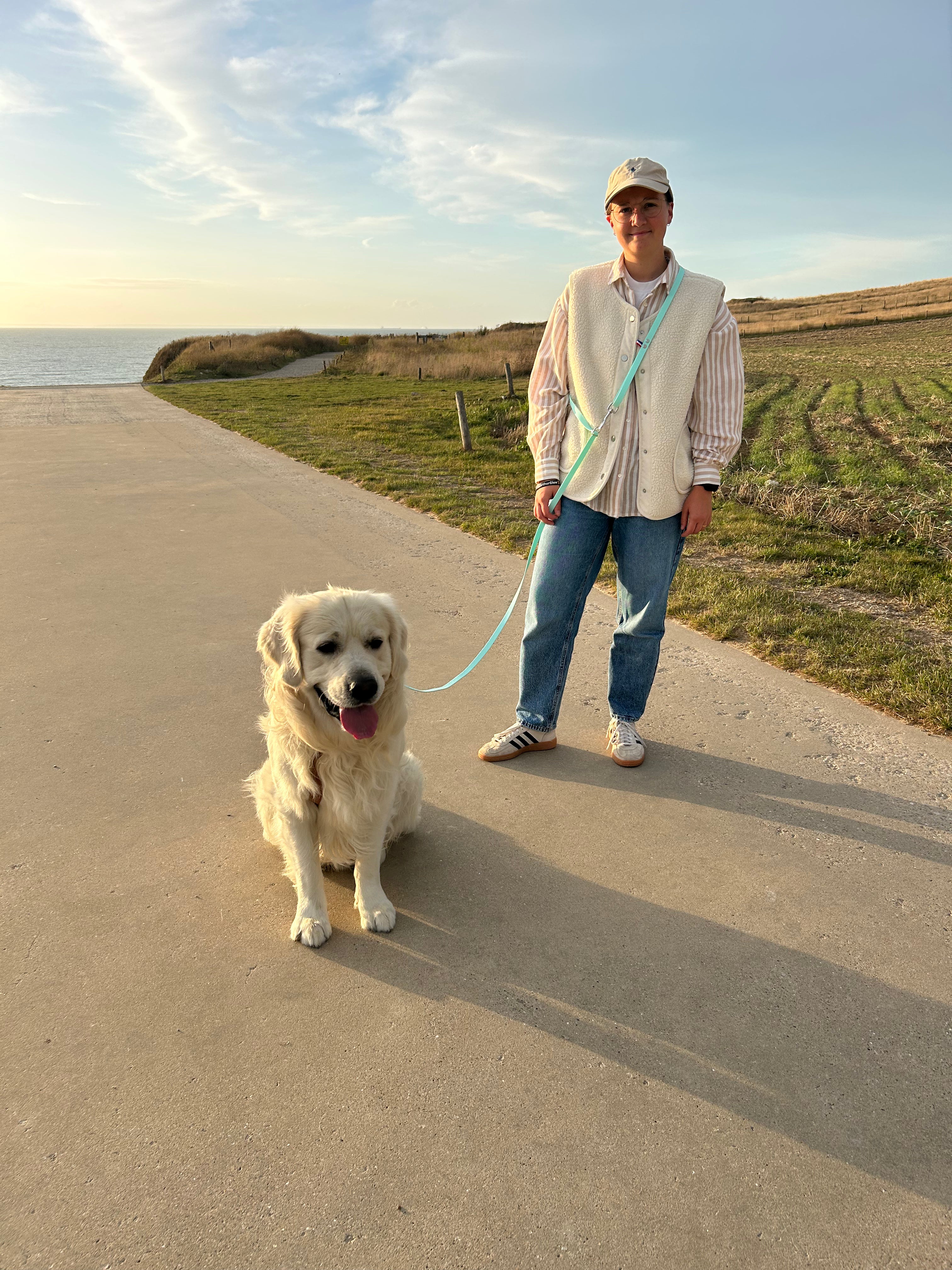 Laisse multi-position unie Hexa