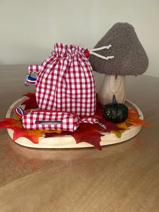 Ensemble Vichy rouge ❤️🤍