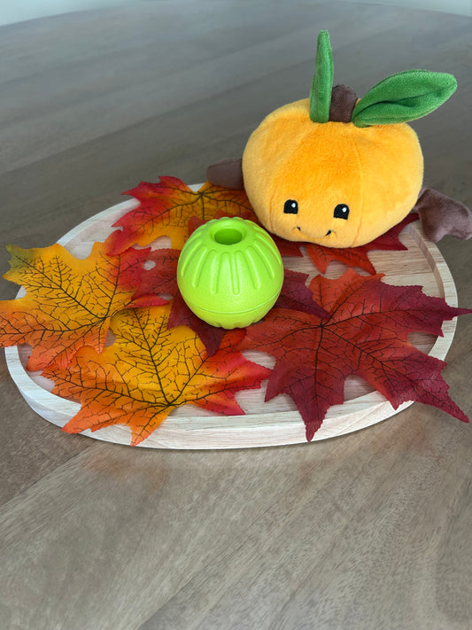 Balle verte avec poignée