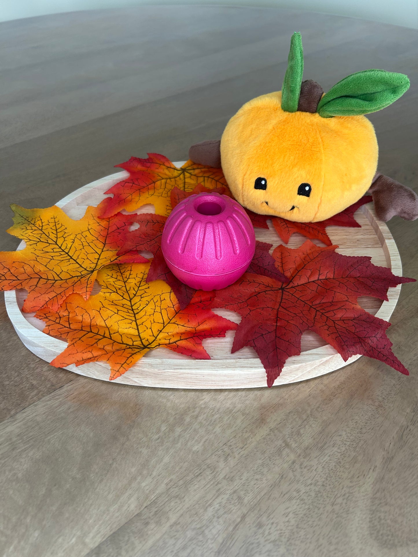 Balle rose avec poignée 🎾