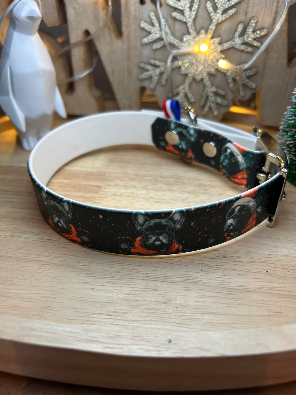 Collier bouldogue de Noël 🎄