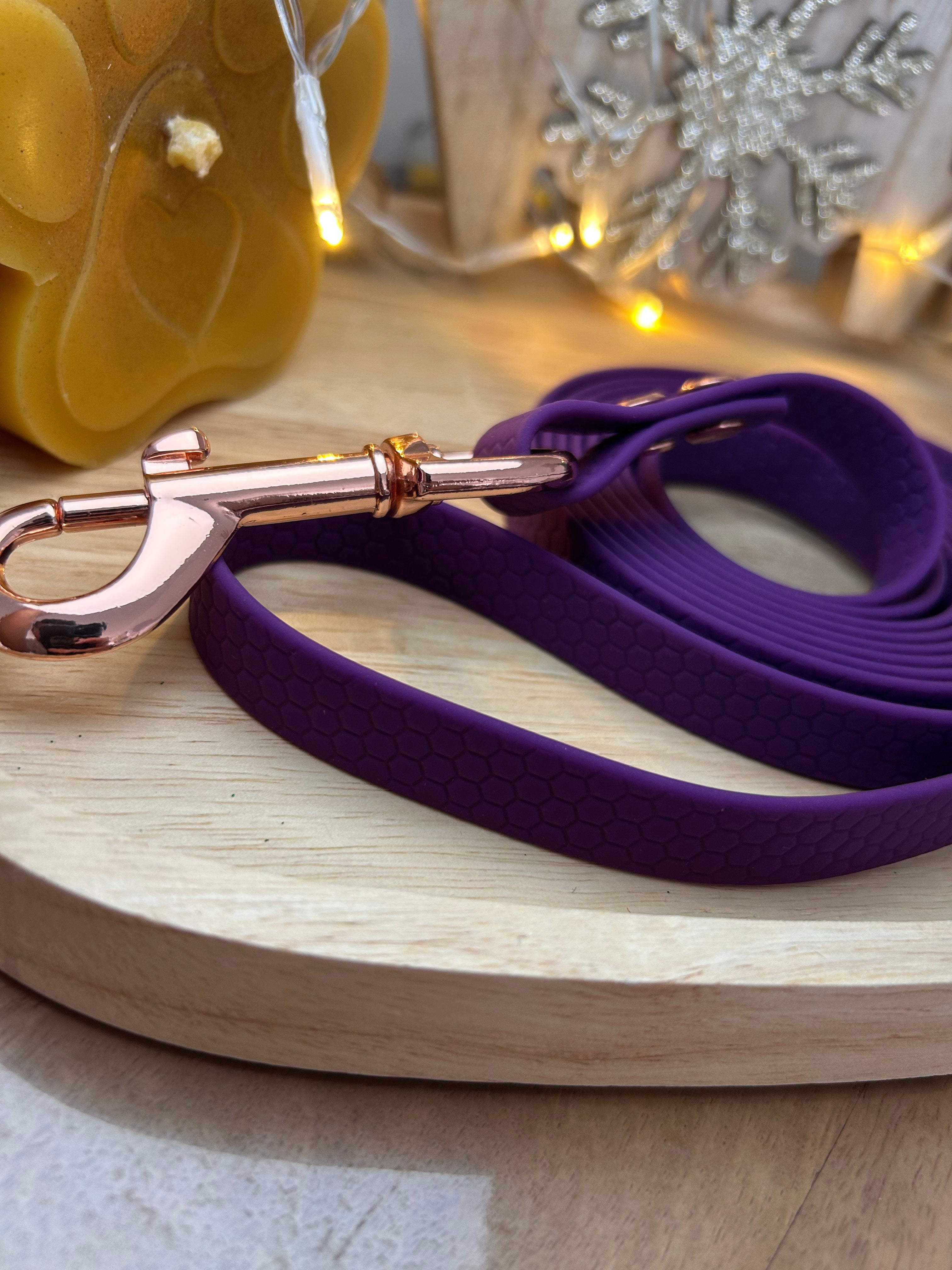 Laisse Hexagonal 220cm Pourpre