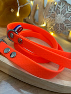 Laisse Hexagonal Orange Néon 120cm