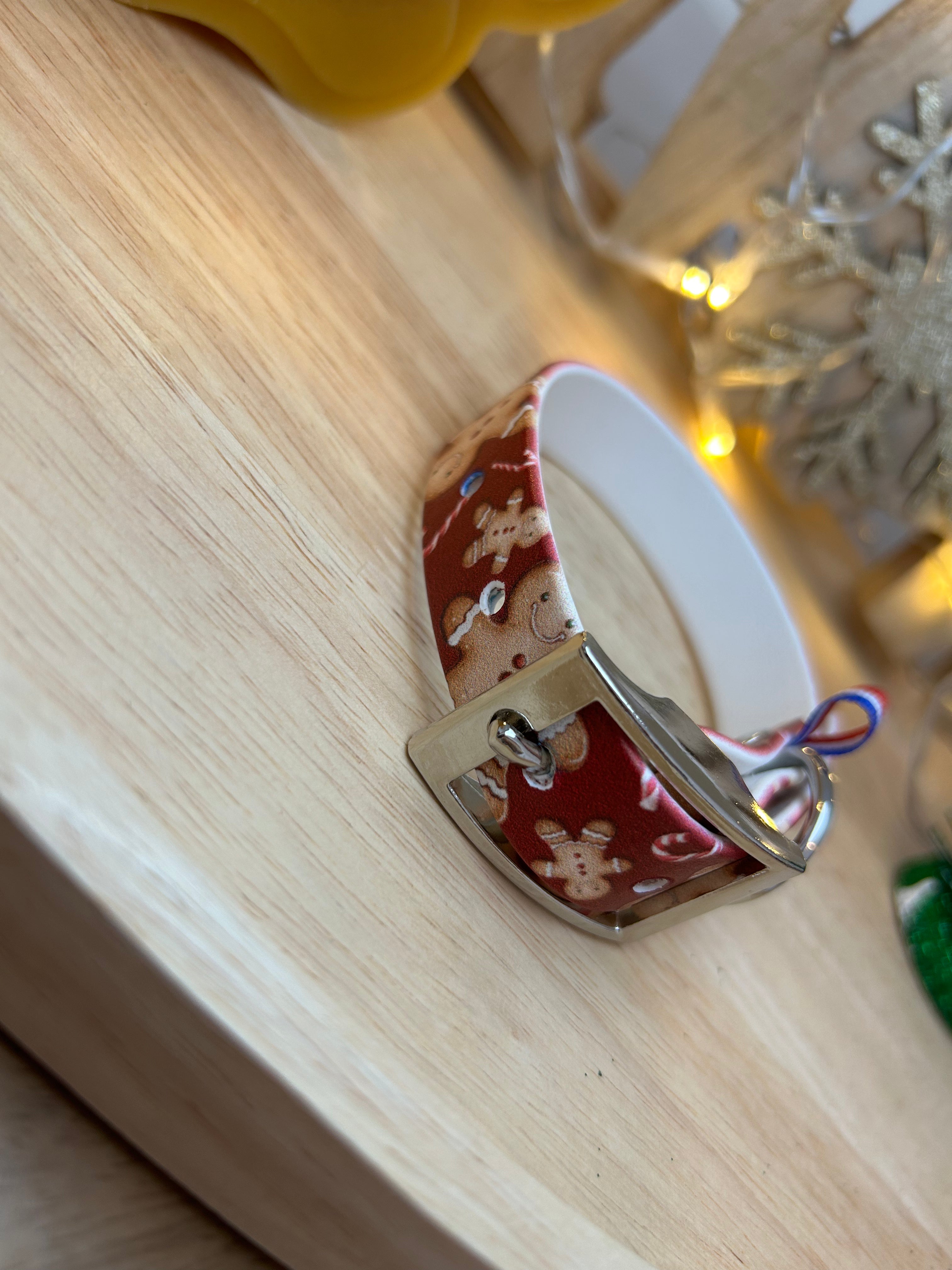 Collier Biothane Pain d'épice XS