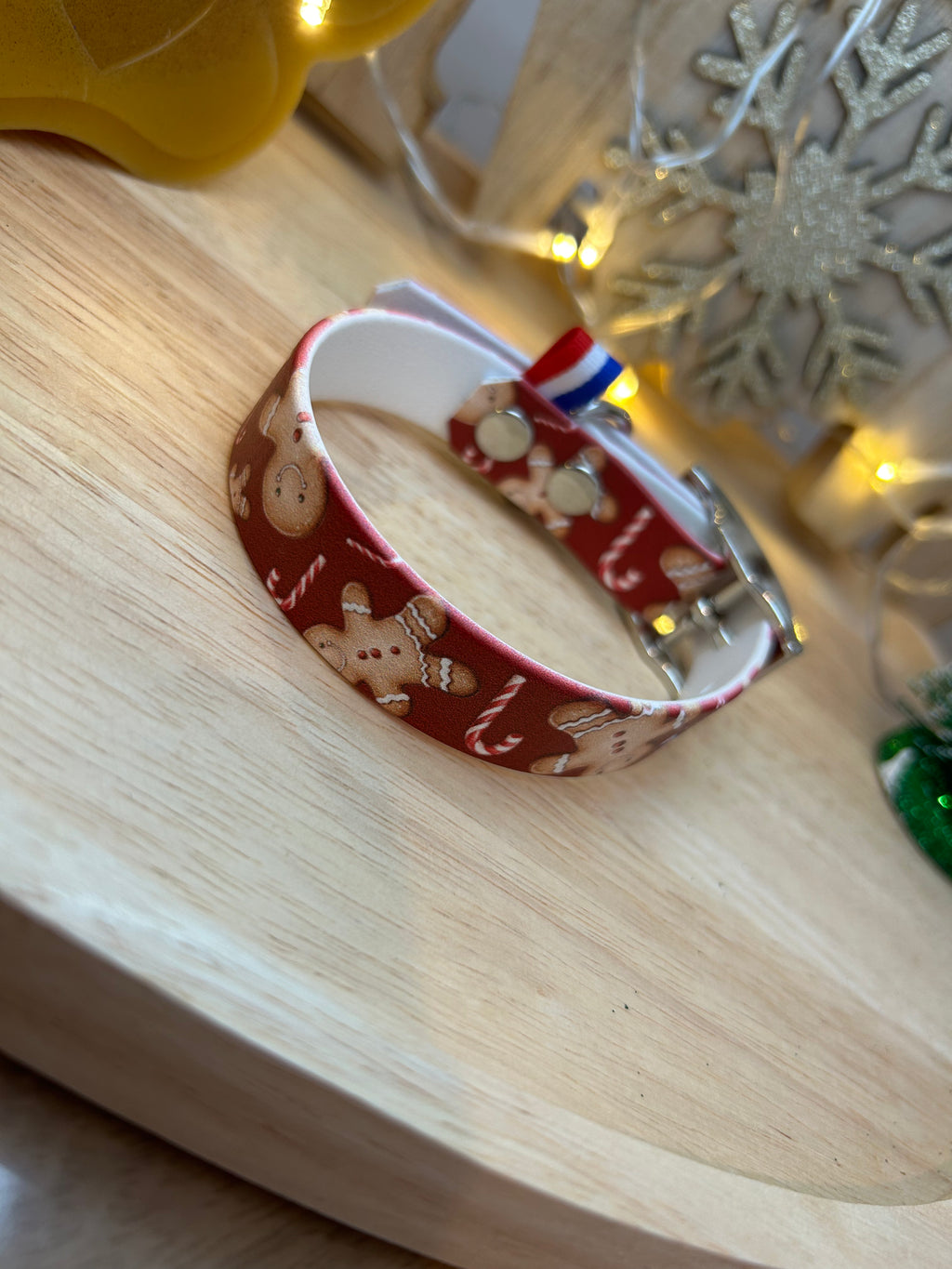 Collier Biothane Pain d'épice XS