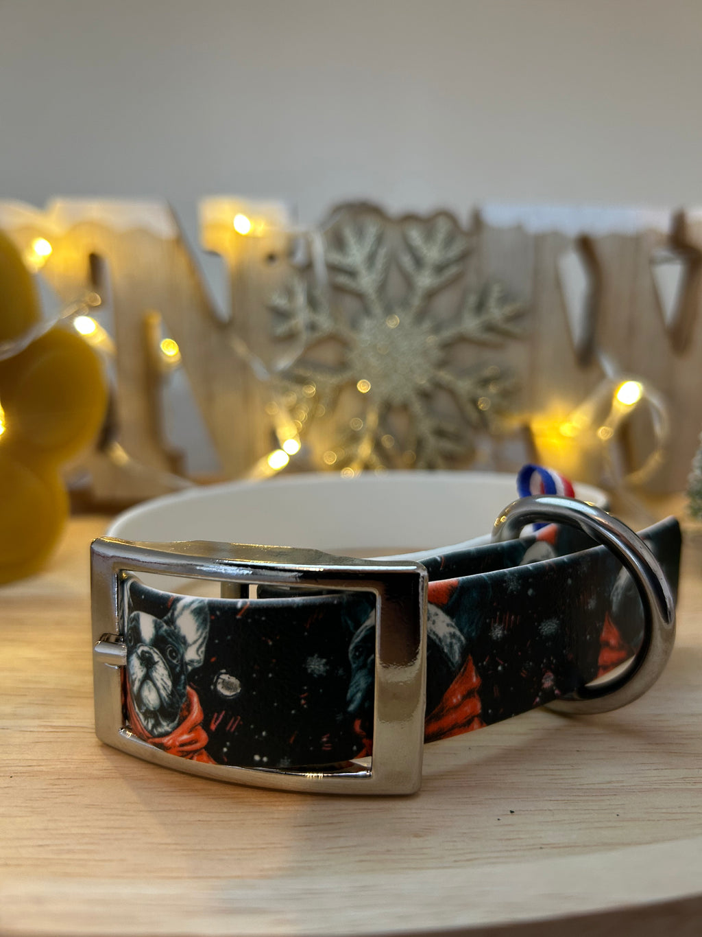 Collier Biothane Bouldogue 🎄