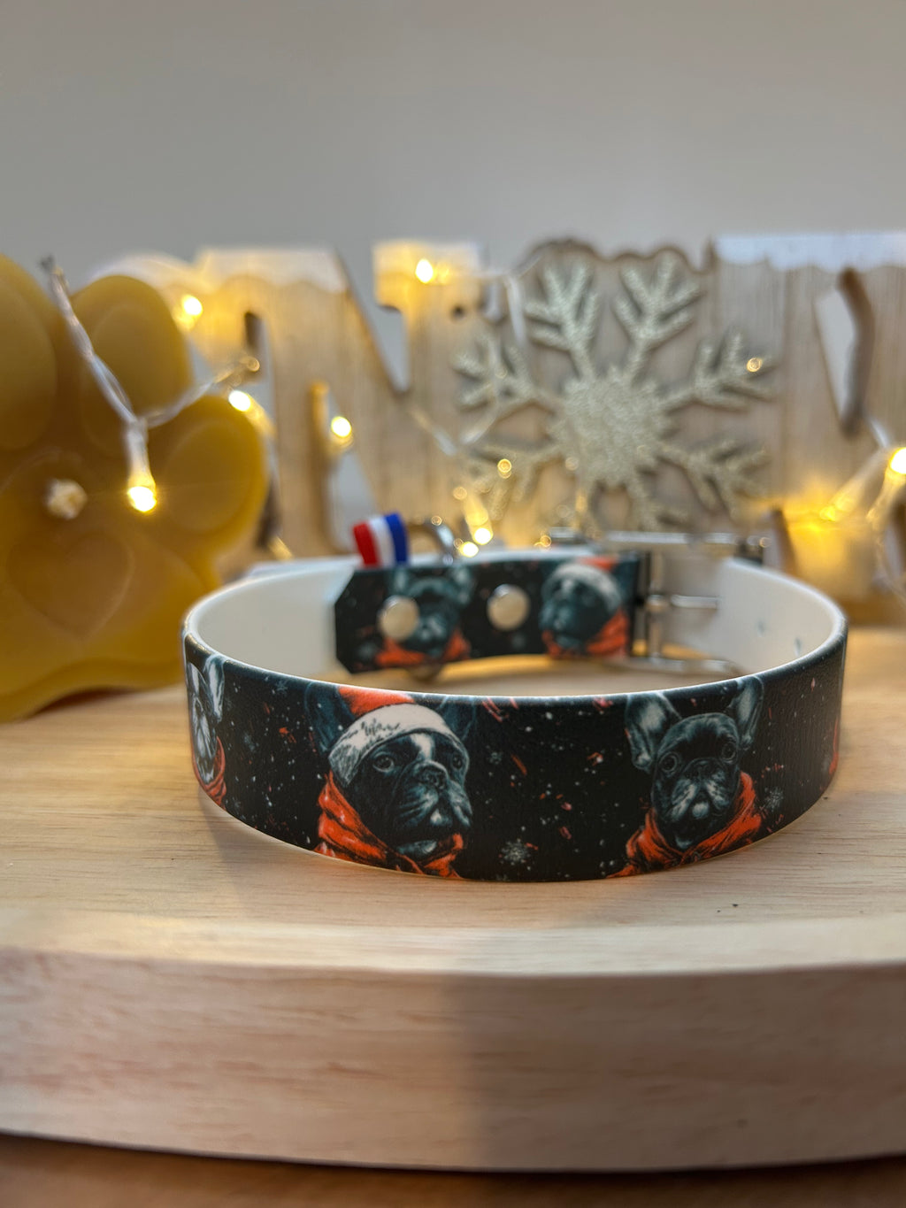 Collier Biothane Bouldogue 🎄