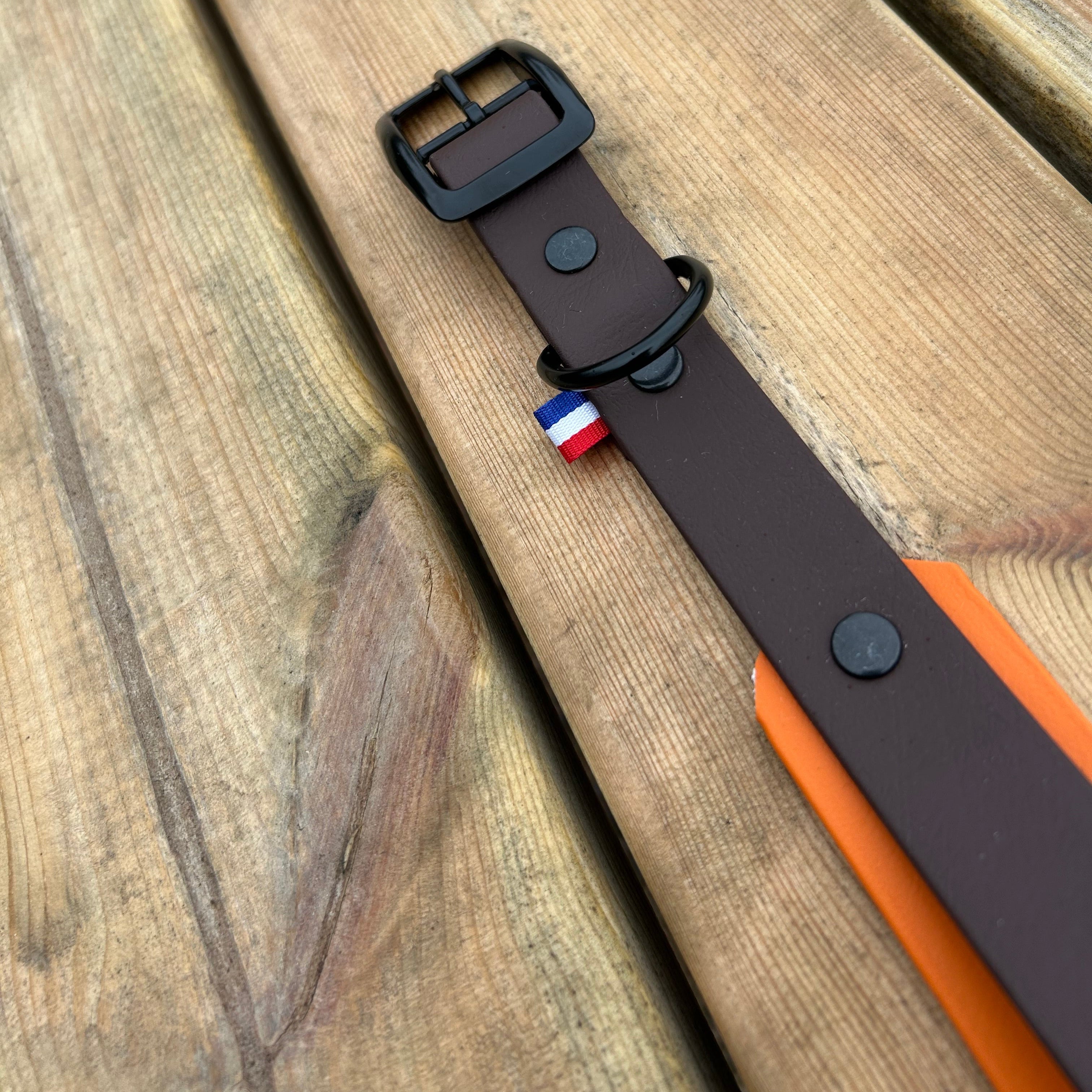 Collier Bicolore Marron foncé & Burnt 🤎🧡